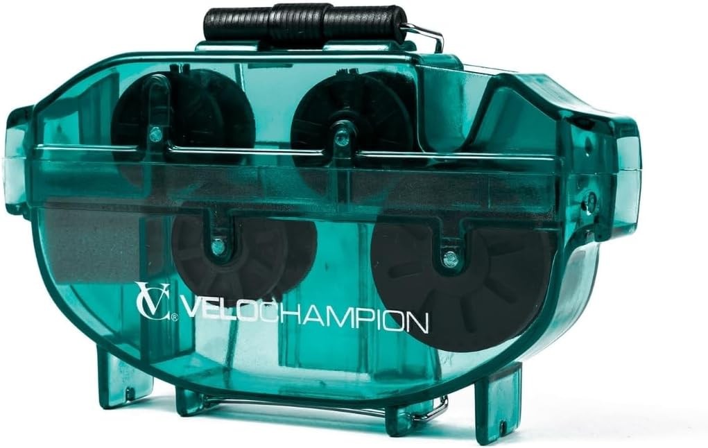 VeloChampion Green Handheld Bike Chain Cleaning Tool | No Chain Removal Neede…