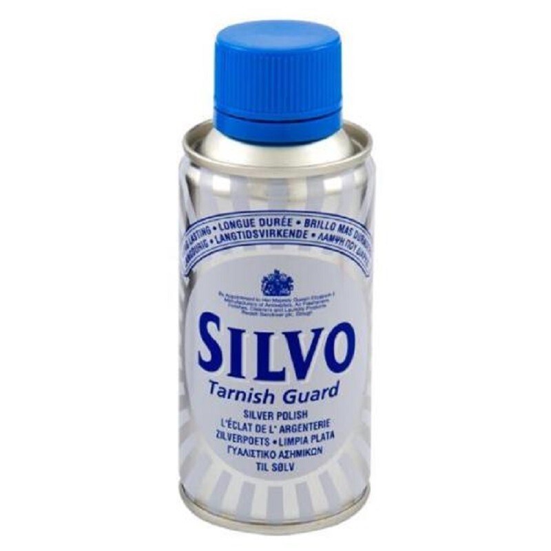 Silvo Tarnish Guard Polish 175ml Liquid Cleaner Silver 995 999 Gold Chrome