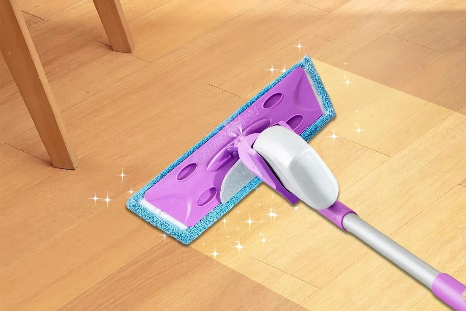 6 Pack Click n Clean Rejuvenate Compatible Microfiber Mop Pads 17″x6″ Size