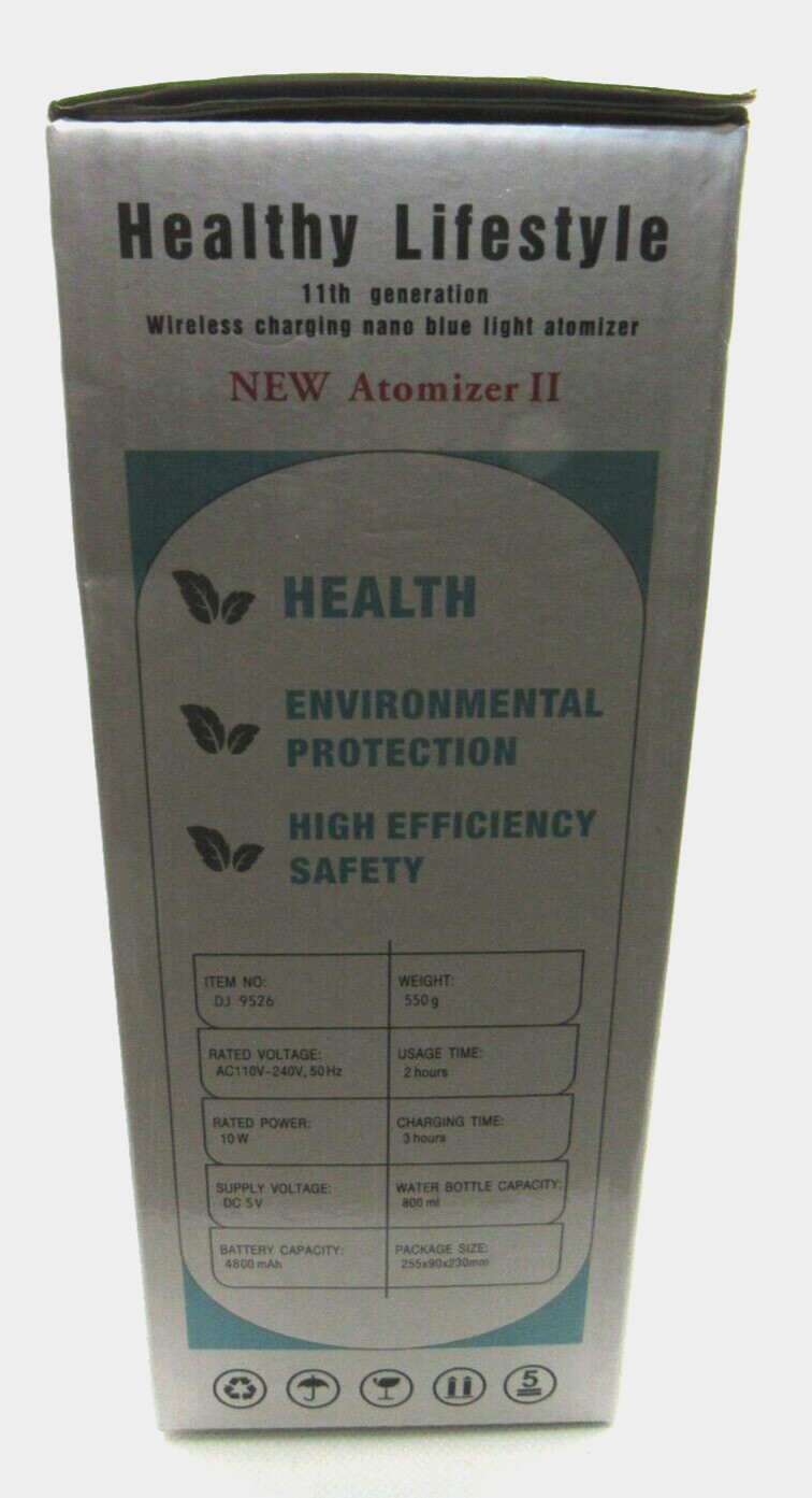 Healthy Lifestyle Nano Blue Light Atomizer II 11th Generation Wireless Charging