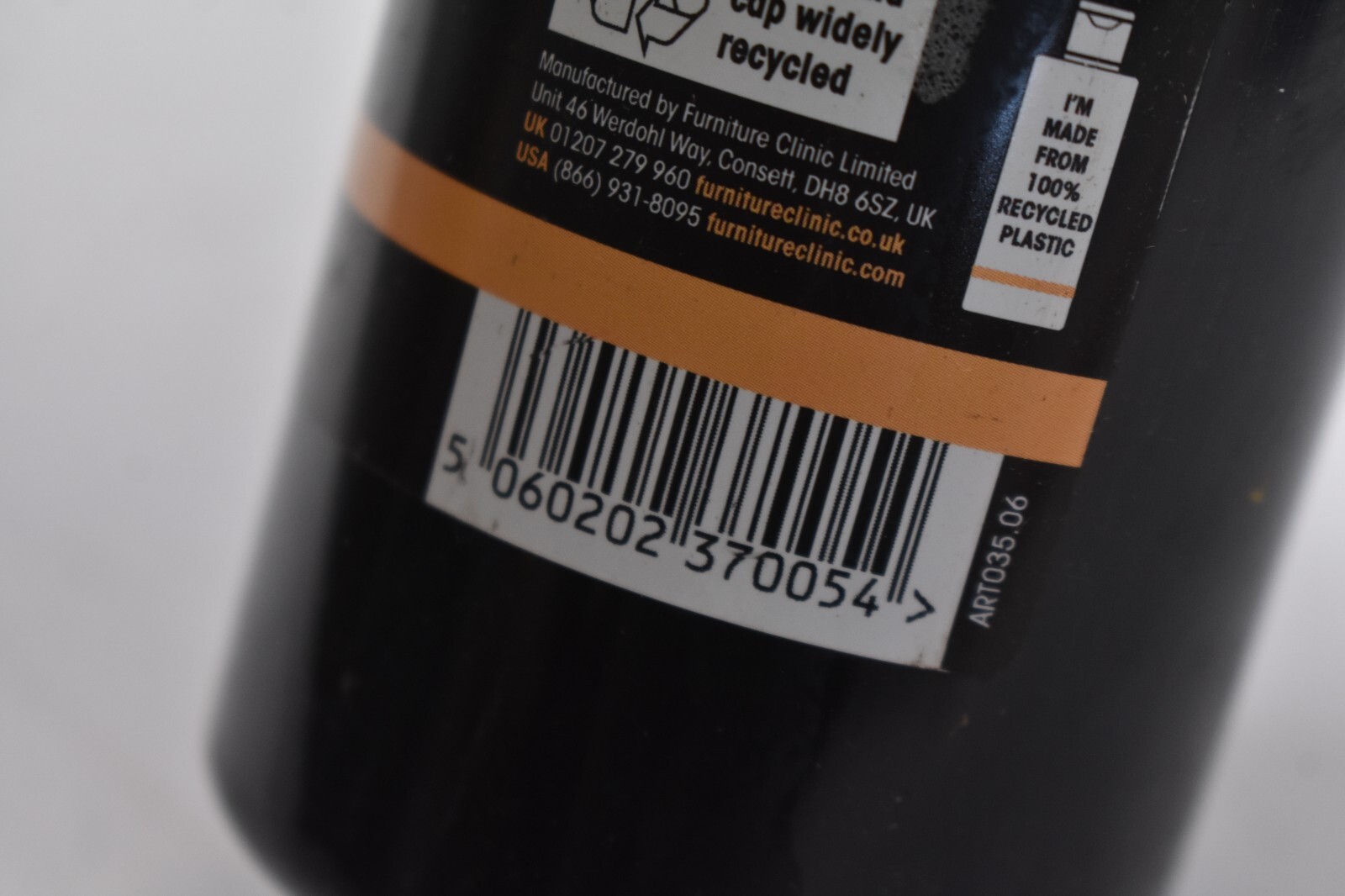 Furniture Clinic Leather Cleaner All Purpose Solution 17oz Bottle For Dirt/Grime