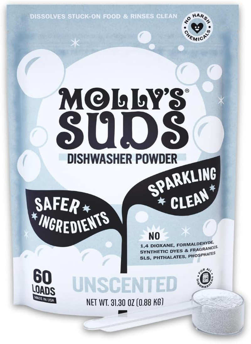 Molly’S Suds Dishwasher Pods | Clean Dishwasher Detergent, Cuts Grease & Rinses