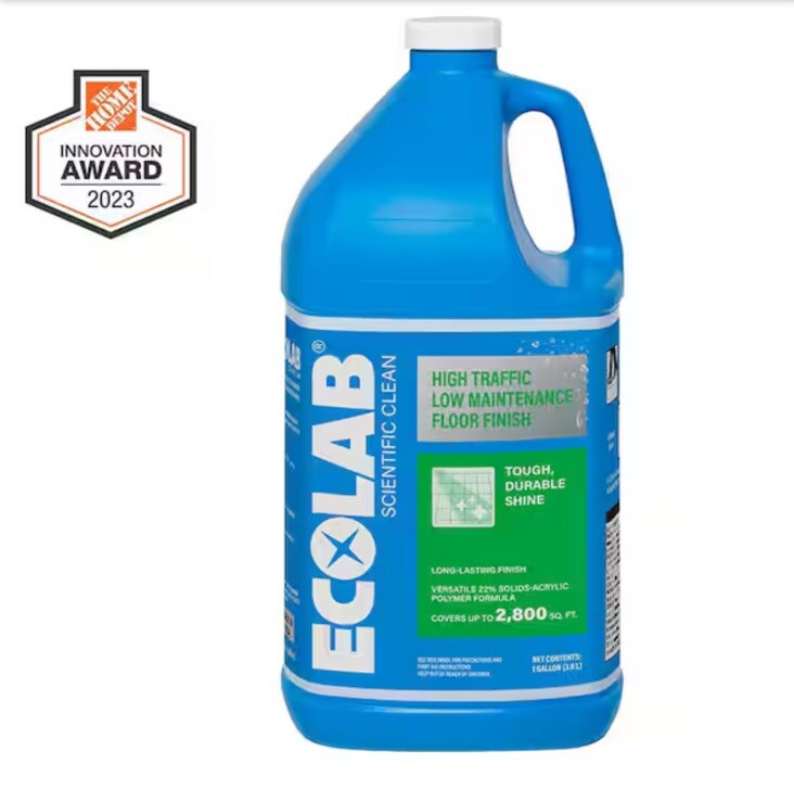 4pack High Traffic 4Gal Low Maintenance Floor Finish Hard Surface Cleaner Shiner