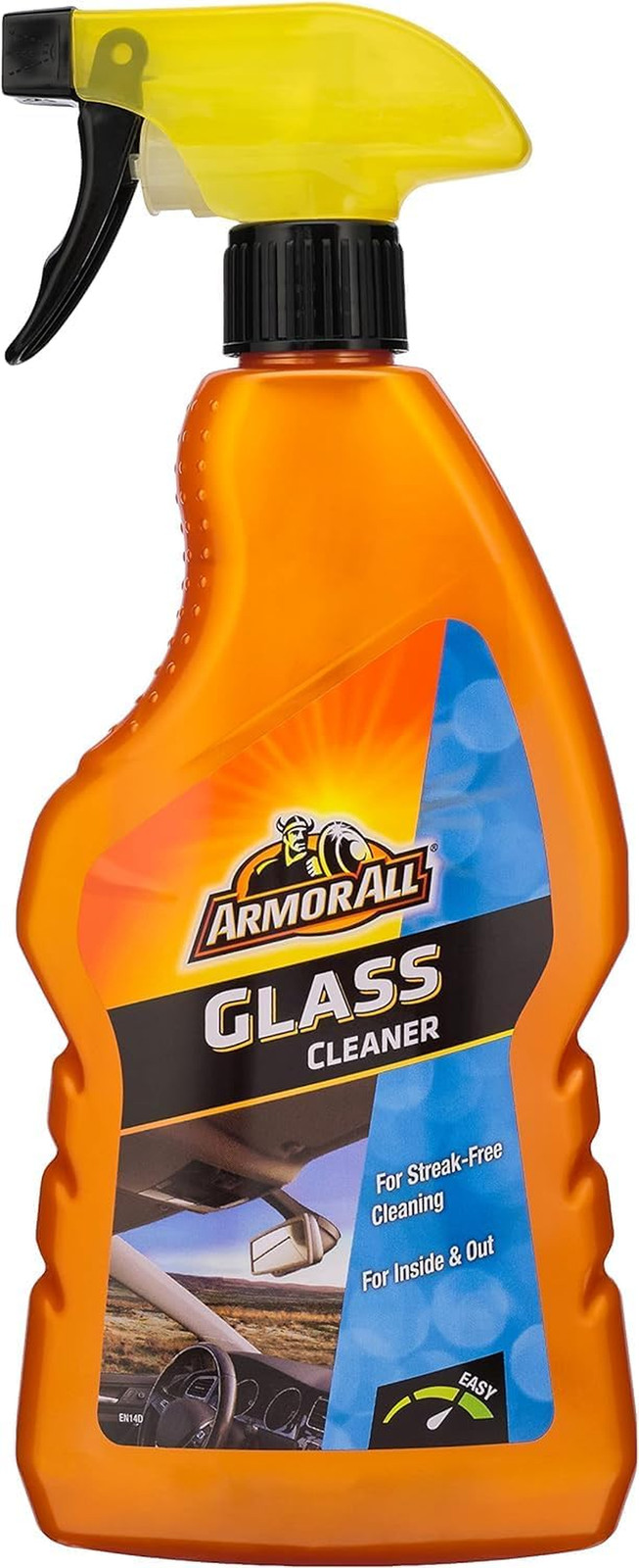 Liquid Auto Glass Cleaner by , Glass Cleaners for Cars, Trucks, 22 Fl