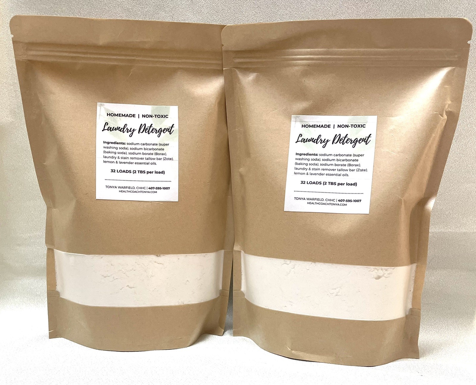 Homemade Non-Toxic Laundry Detergent 32 + Loads ~ Family & Environment Friendly
