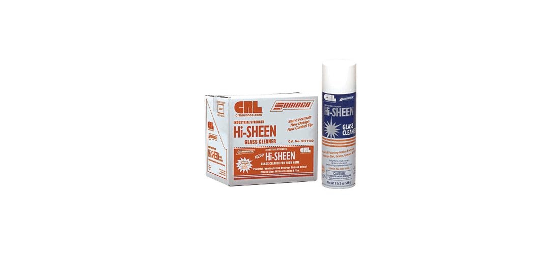 CRL SOMACA Hi-SHEEN Glass Cleaner – 19 oz Can by 1 Count (Pack of 1), color