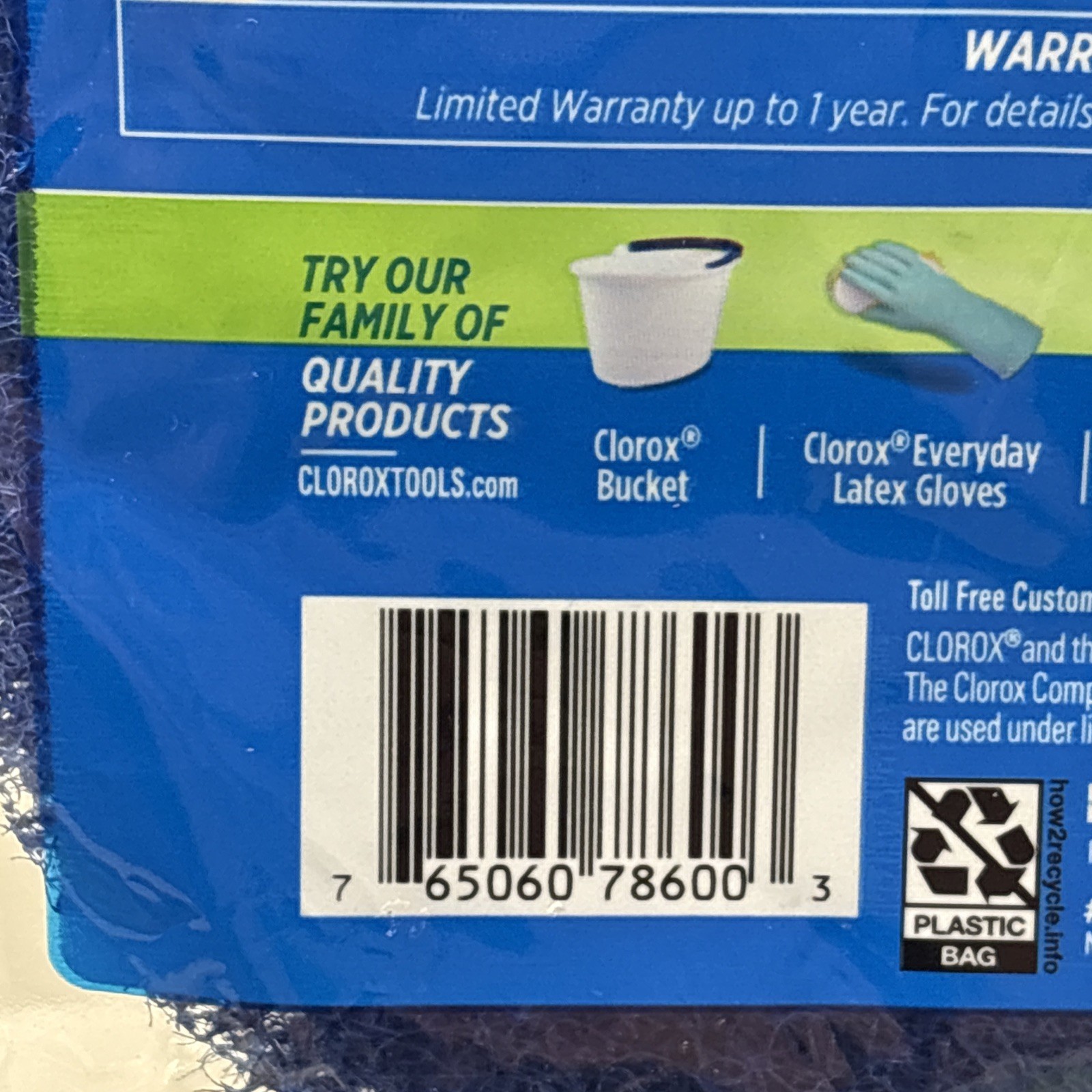 4 X Clorox Tub & Tile Scrubber Refill Non-Scratch Pads (B46