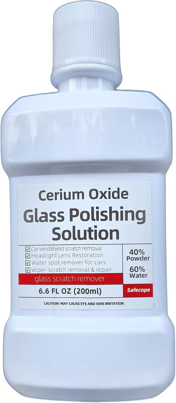 200Ml Cerium Oxide Glass Polishing Liquid – Deep Cleaning Glass & Removes Wiper