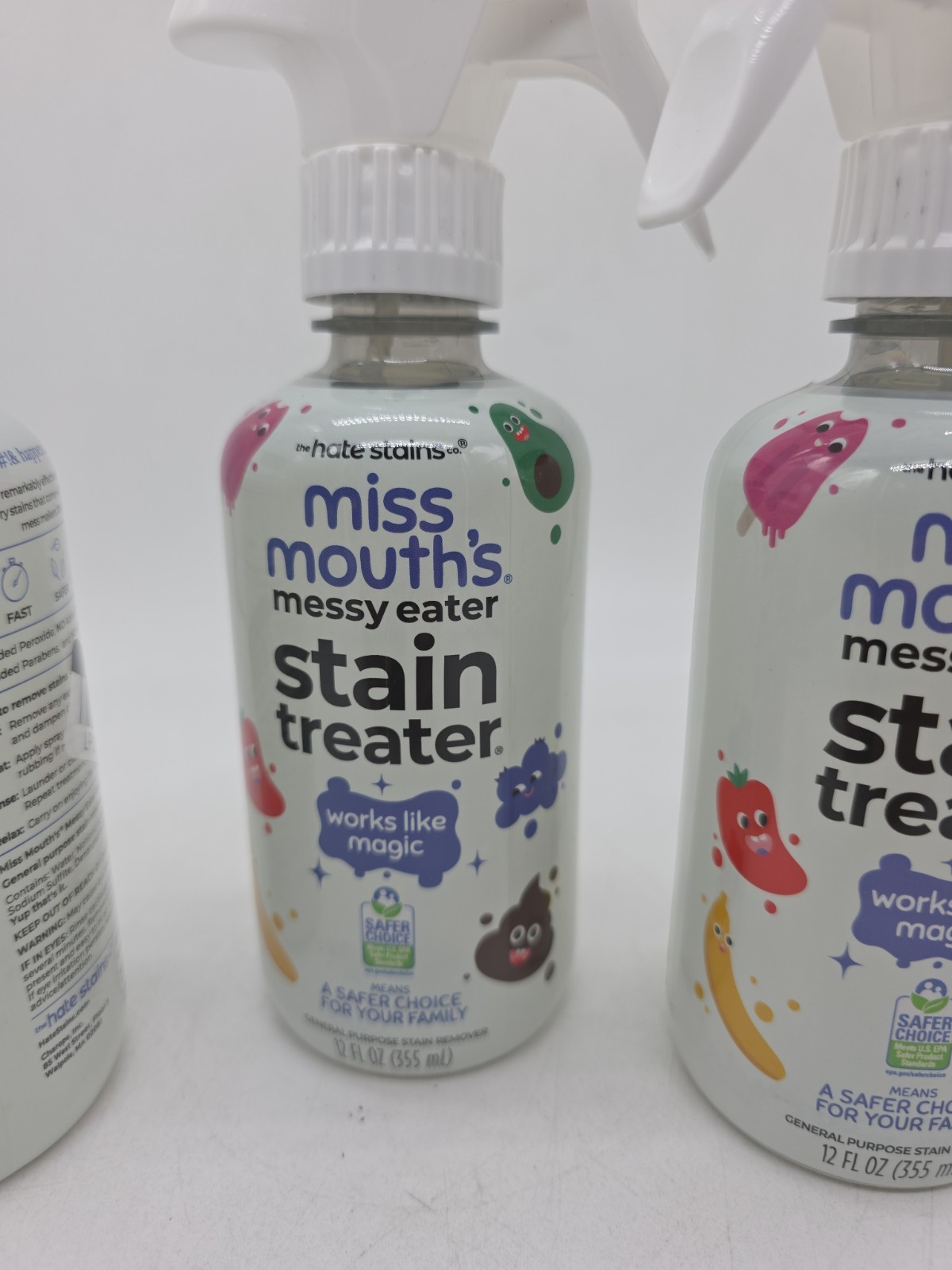 3 Miss Mouths Messy Eater Stain Treater Spray 12oz Baby Kids Laundry Remove