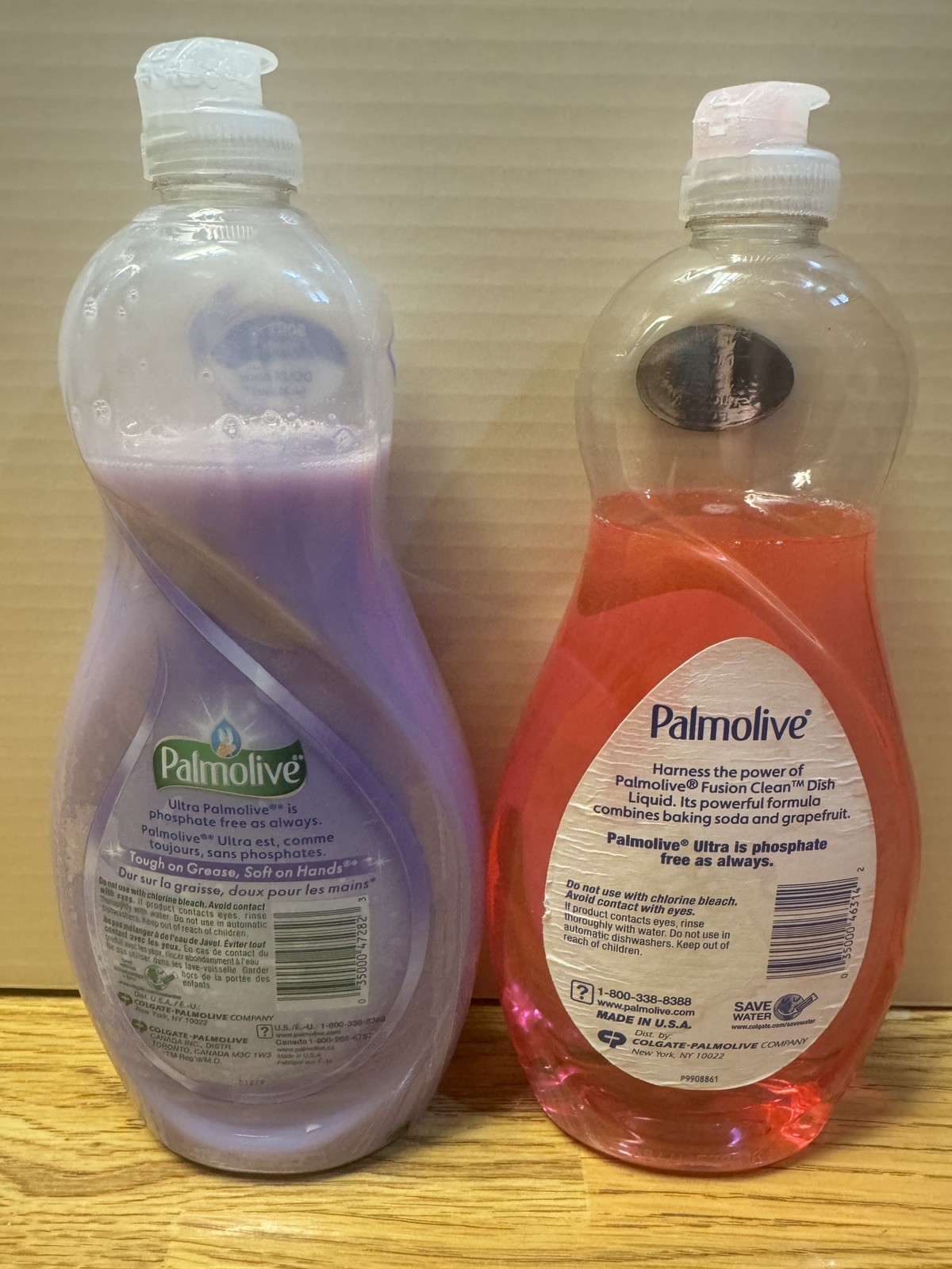 Palmolive Soft Touch Almond Milk/Blueberry & Fusion Clean Baking Soda/Grapefruit