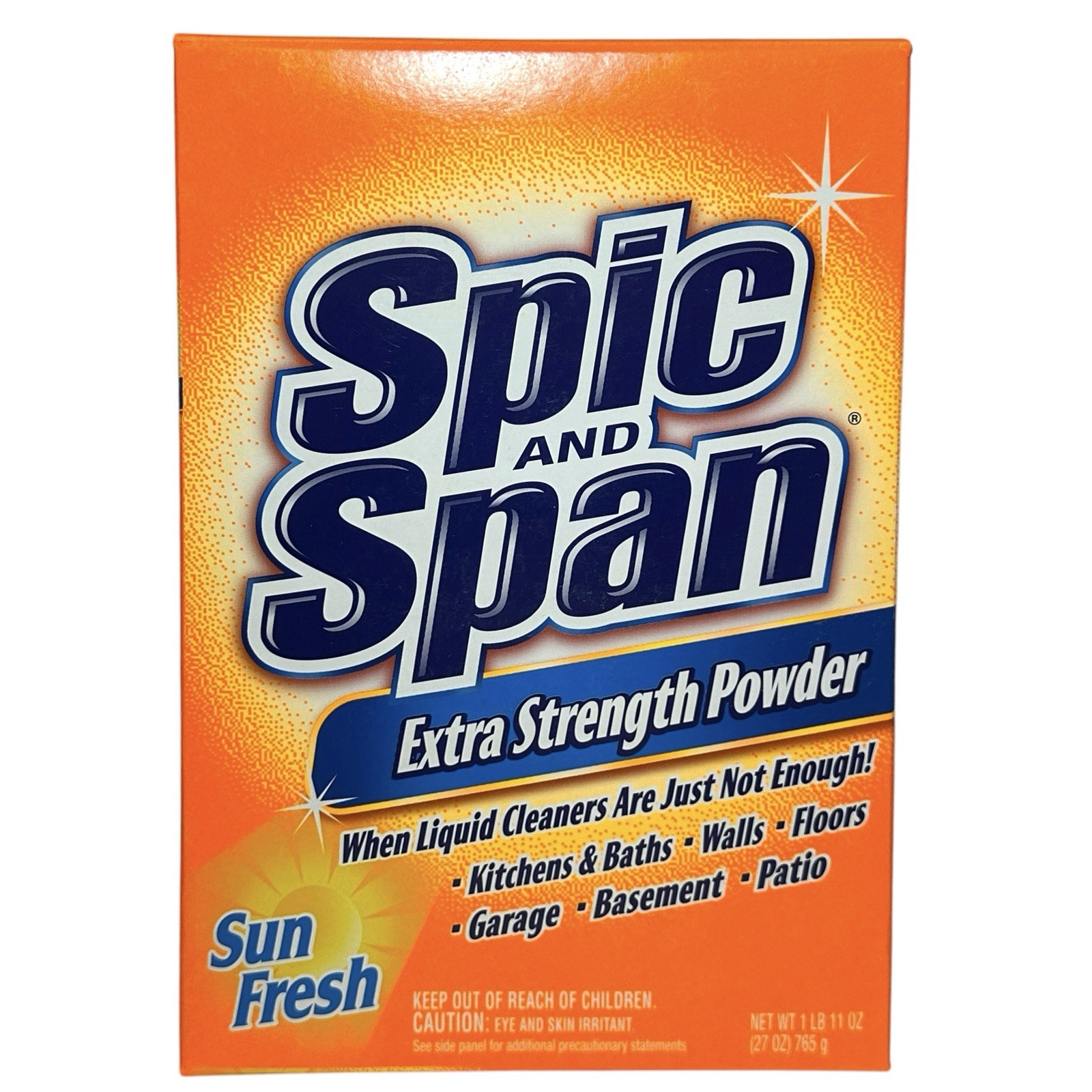 Spic and Span Extra Strength Powder Sun Fresh 1 lb 11 oz NEW