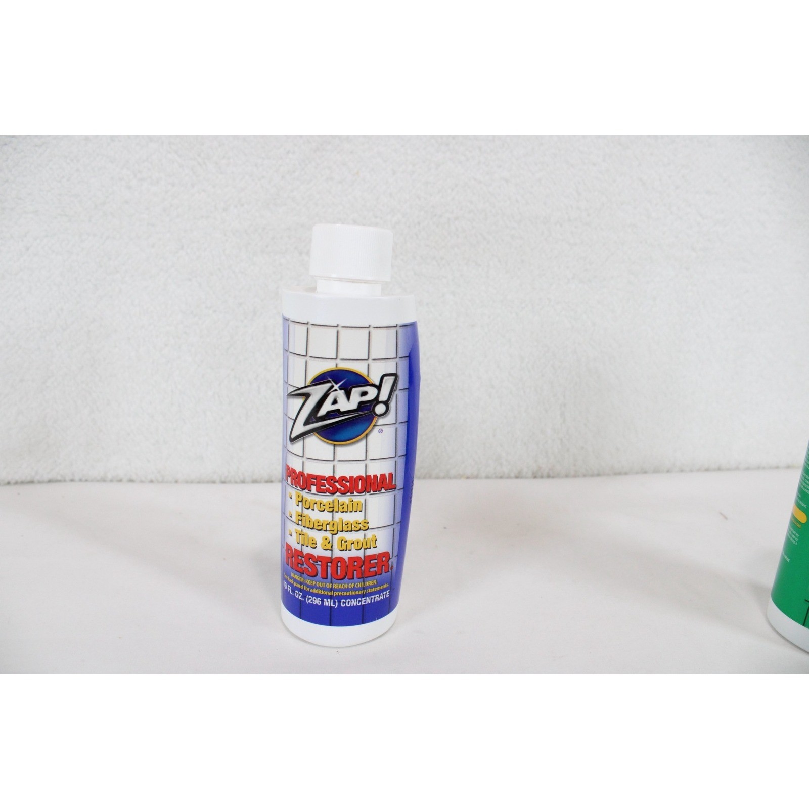 Zap Professional Porcelain Fiberglass Tile Grout Restorer Maintainer 10oz Set