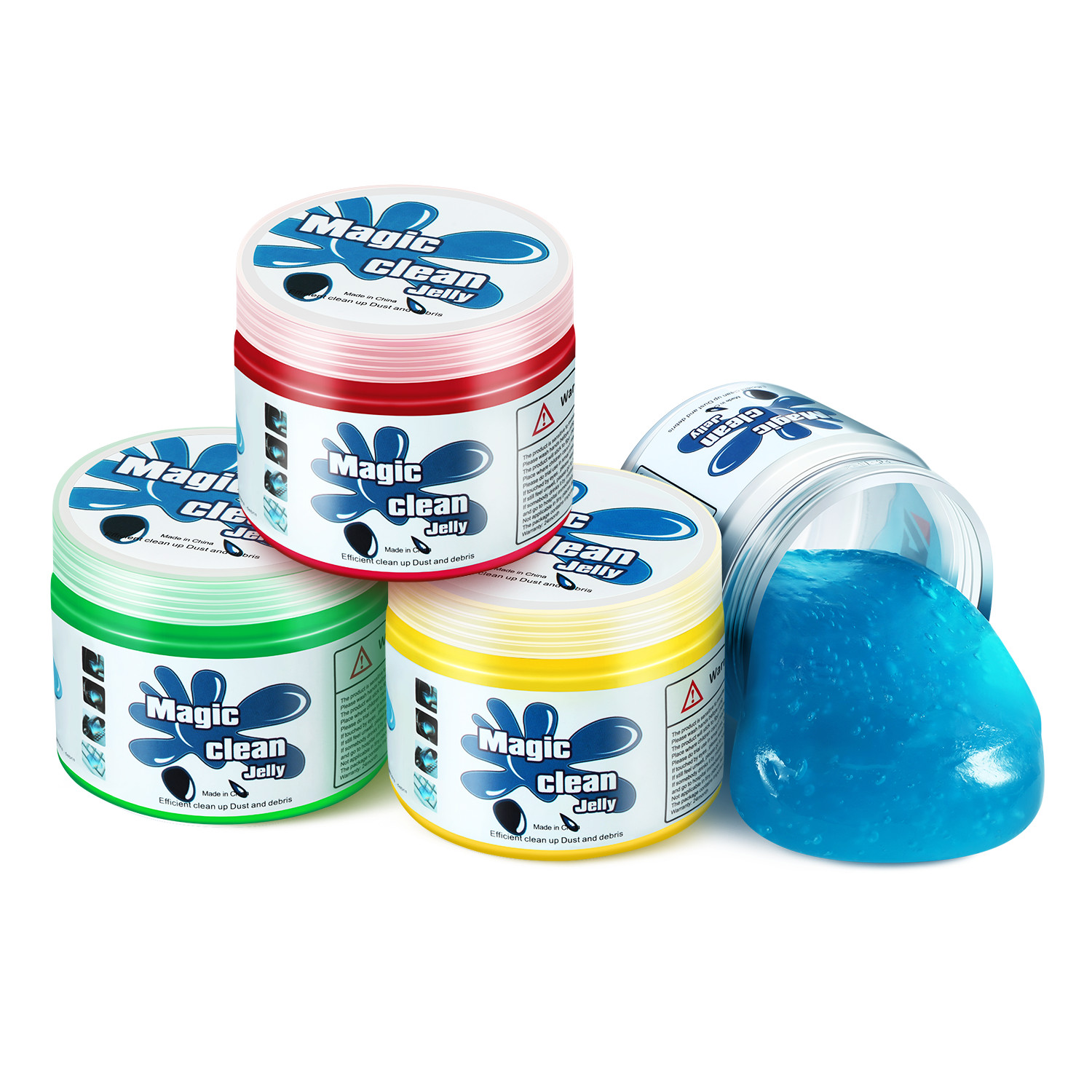 4PCS Cleaning Gel Jelly Multi Purpose Remove Dust Detailing Home Keyboard Laptop