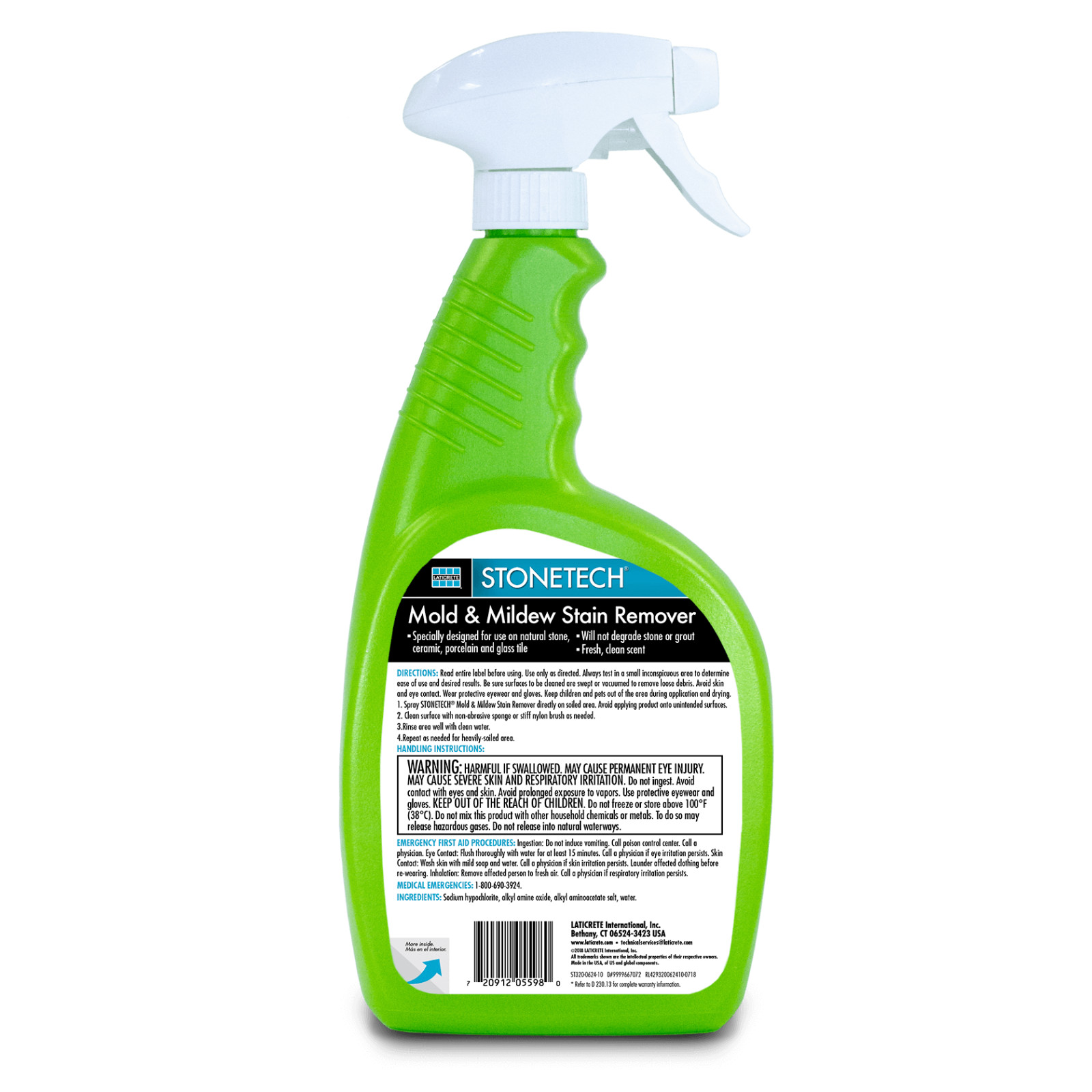 STONETECH Mold & Mildew Stain Remover – 24oz