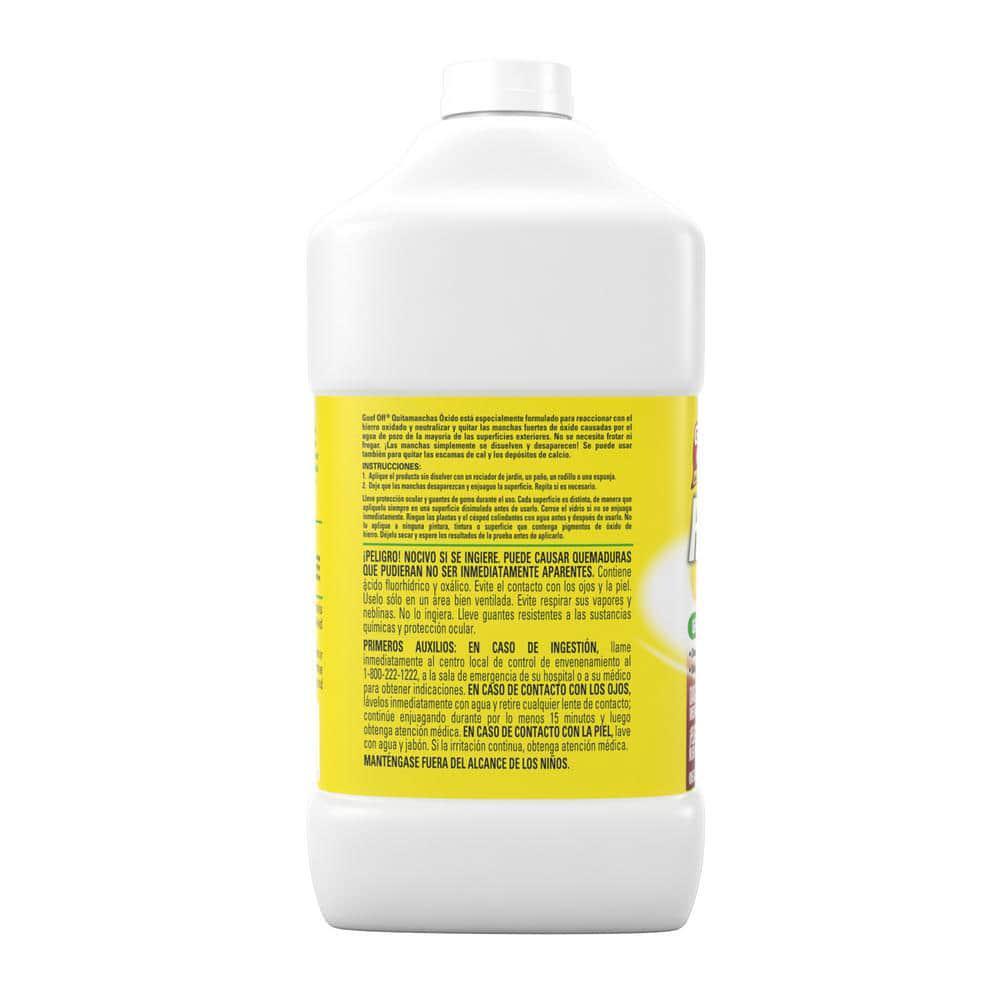 Goof Off 1 Gal. RustAid Outdoor Rust Stain Remover Spray Concrete Wood Vinyl