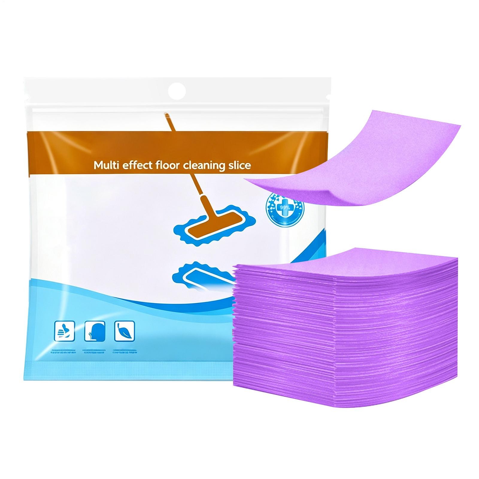 Multi-Effect Floor Cleaner Tablets 30 Pieces Scented Quick Drying Stain Remover