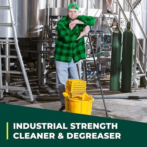 128 Fl Oz Industrial Strength Cleaner Degreaser Non-Toxic All Purpose Formula