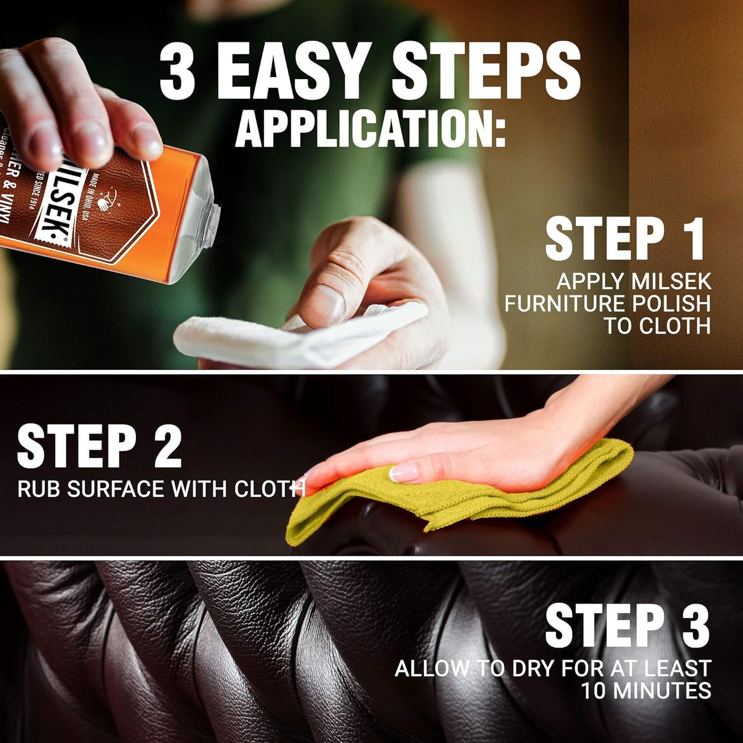 Leather & Vinyl Cleaner & Conditioner – Cleaning Supplies for Leather Home Furni