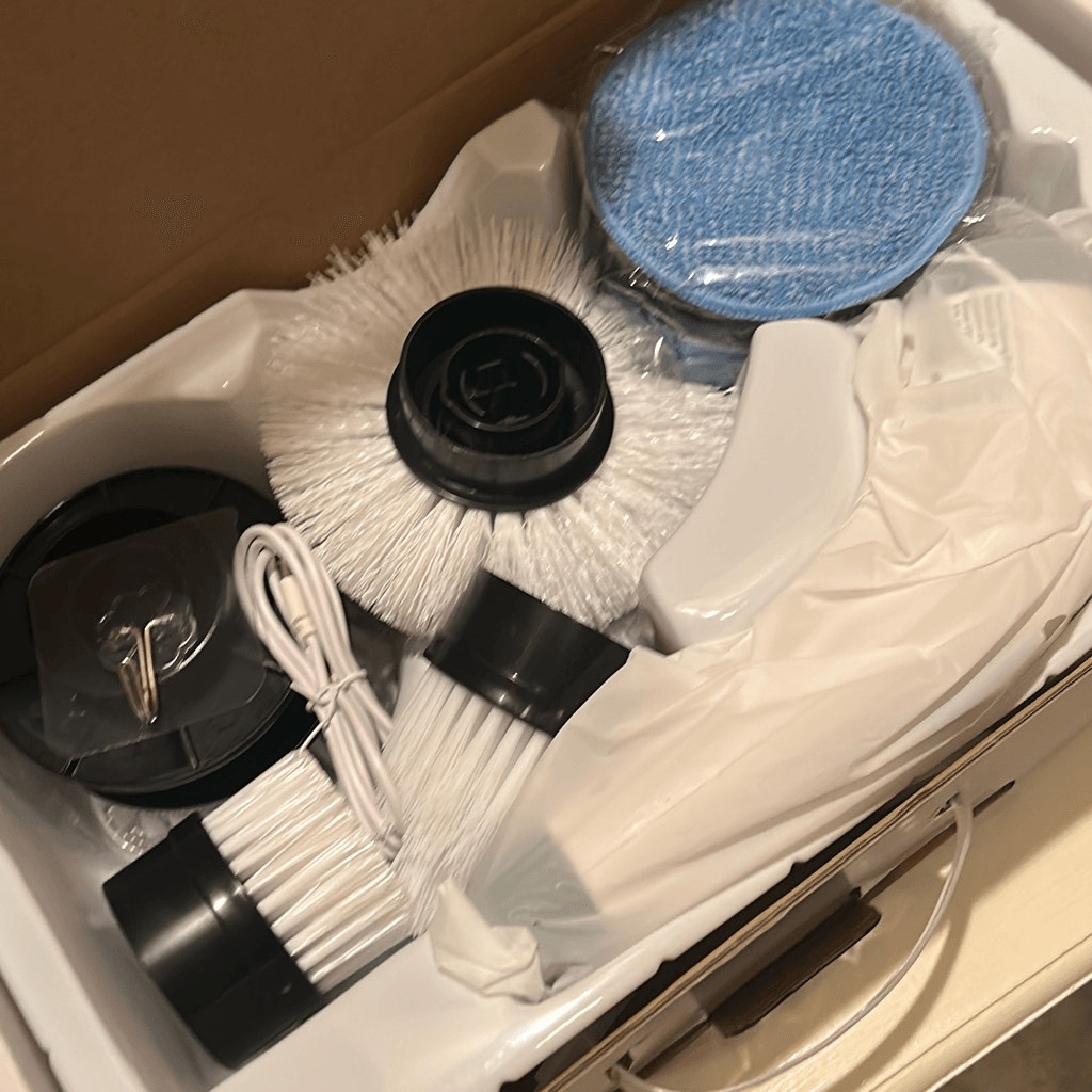 3me Lifestyle QX-018 Electric Cleaning Brush Multifunction Power Scrubber New