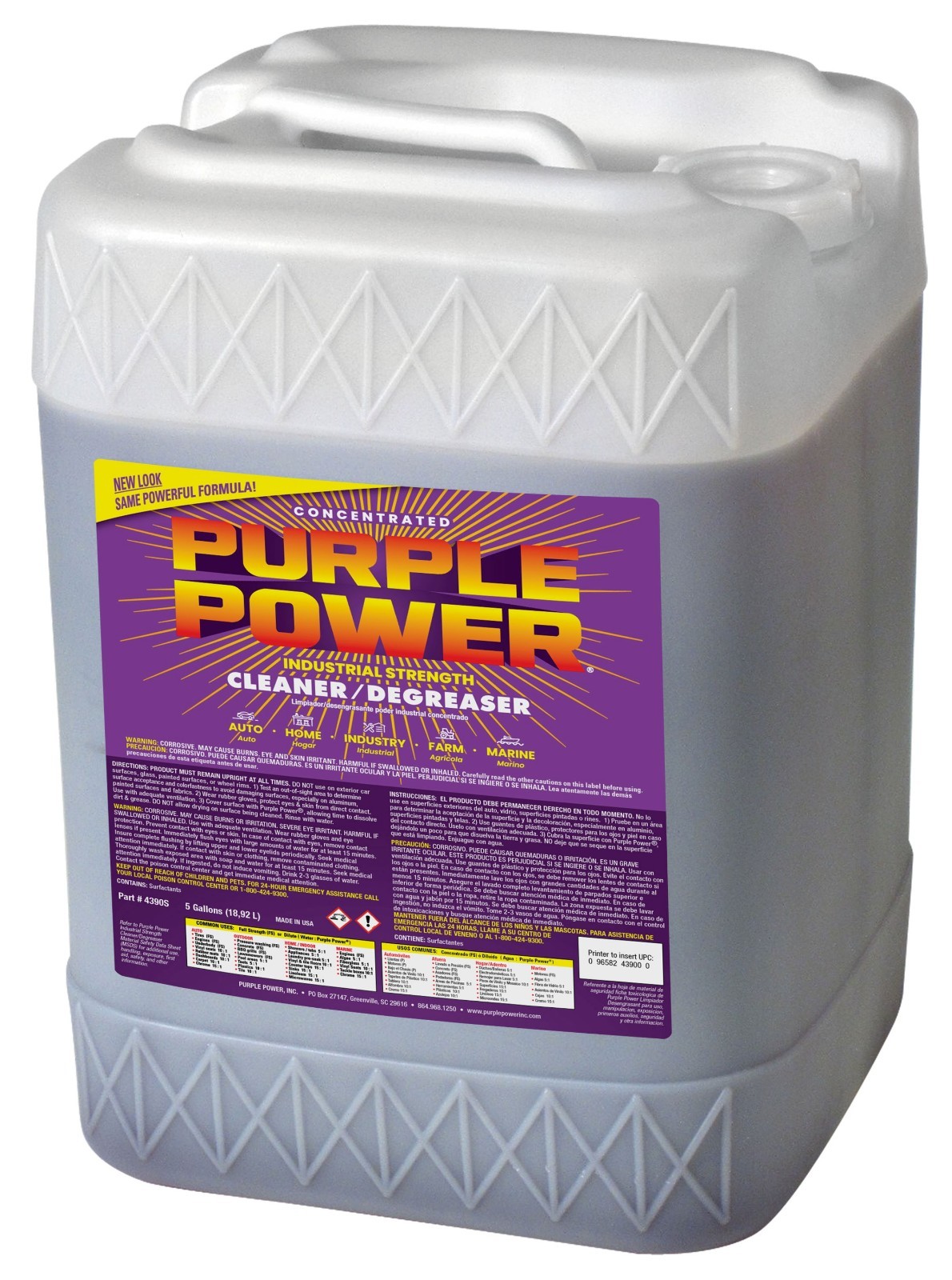 (2 pack) Purple Power Industrial Strength Cleaner and Degreaser, 5 Gallon