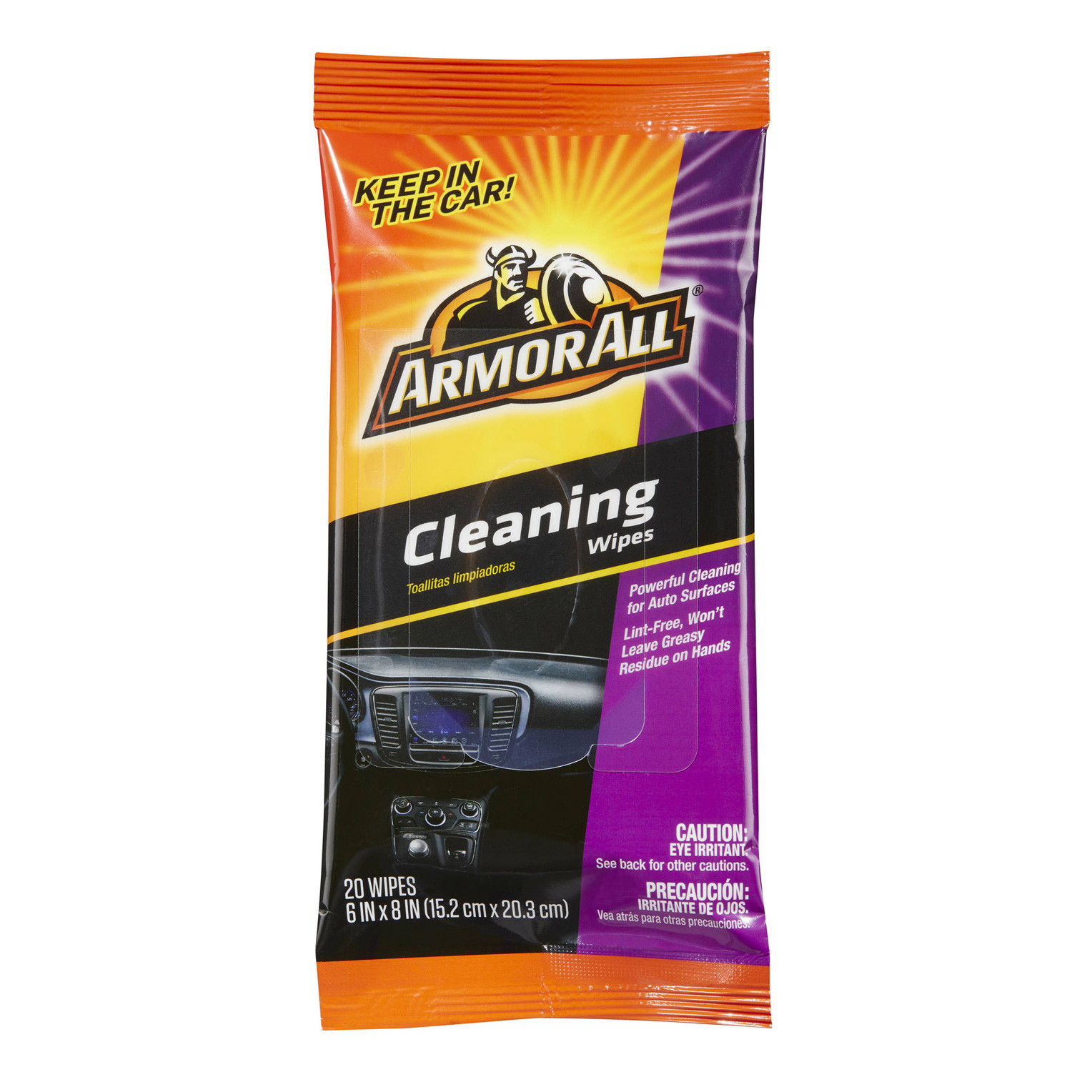 Armor All Cleaning Wipes in a Pouch (20 Count)