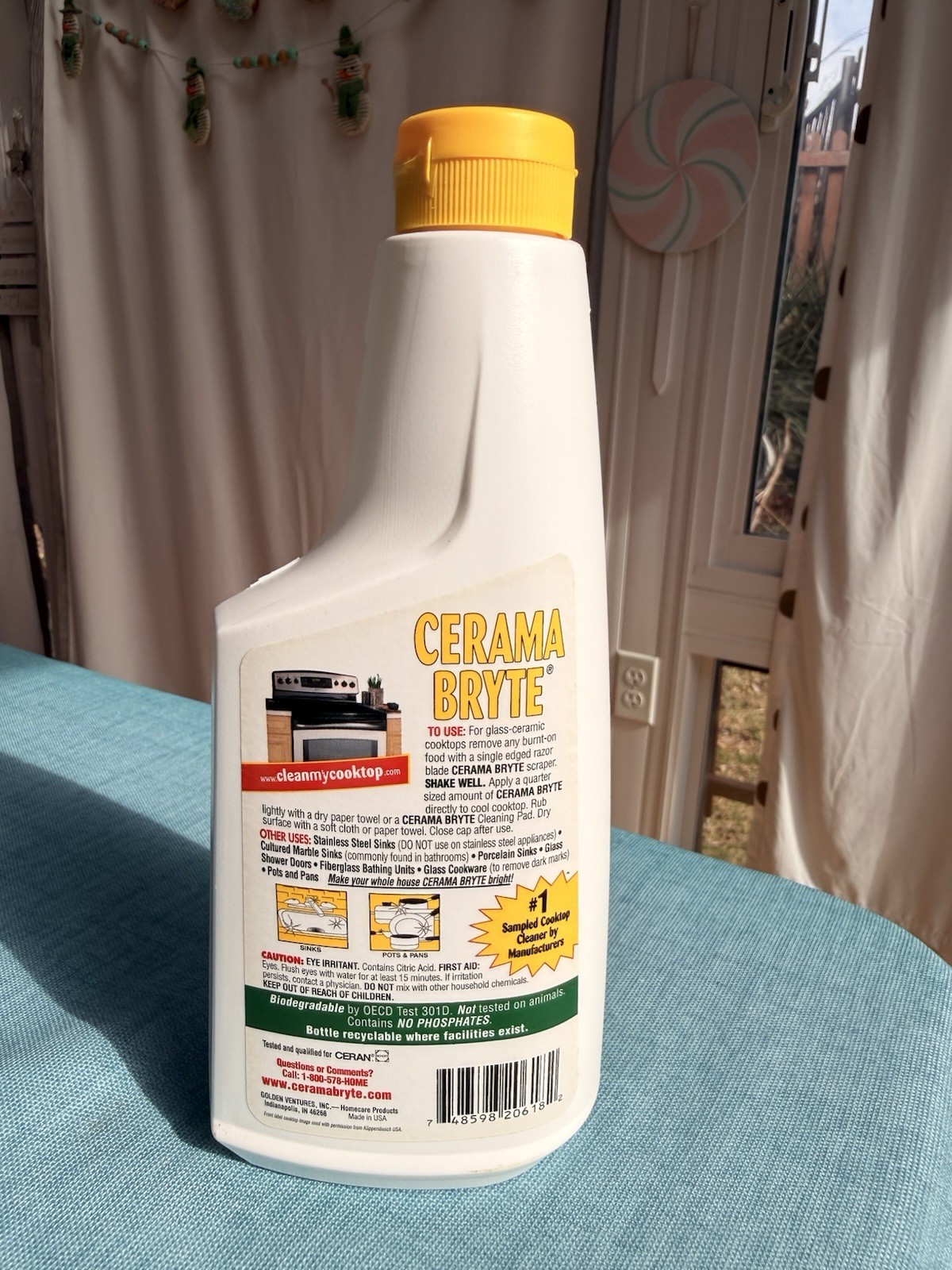 CERAMA BRYTE 20618 Cooktop Cleaner Stain Remover Liquid Eco-friendly 18oz New