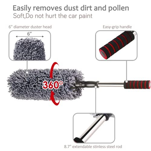 Ultimate Car Duster Kit，Best Microfiber Multipurpose Duster,Interior Large