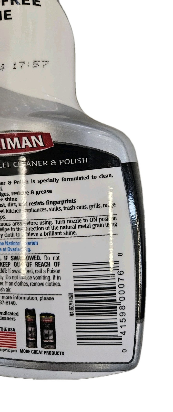 Weiman Stainless Steel Cleaner & Polish Spray – 12 oz.