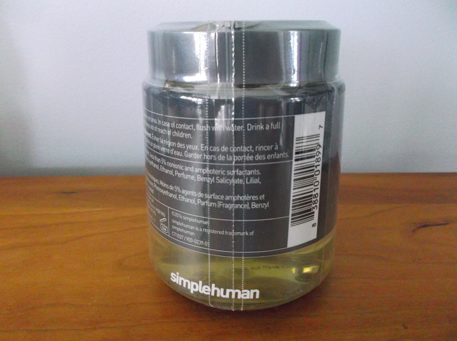 Simplehuman Foaming Dish Soap Cartridge for Foam Sensor Pump Verbena 10floz 295m