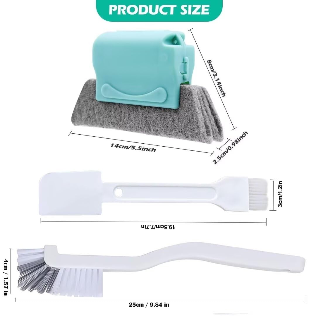 Deep Clean Brush Set Crevice Cleaning Brush Window Groove Cleaner Tools Kit f…