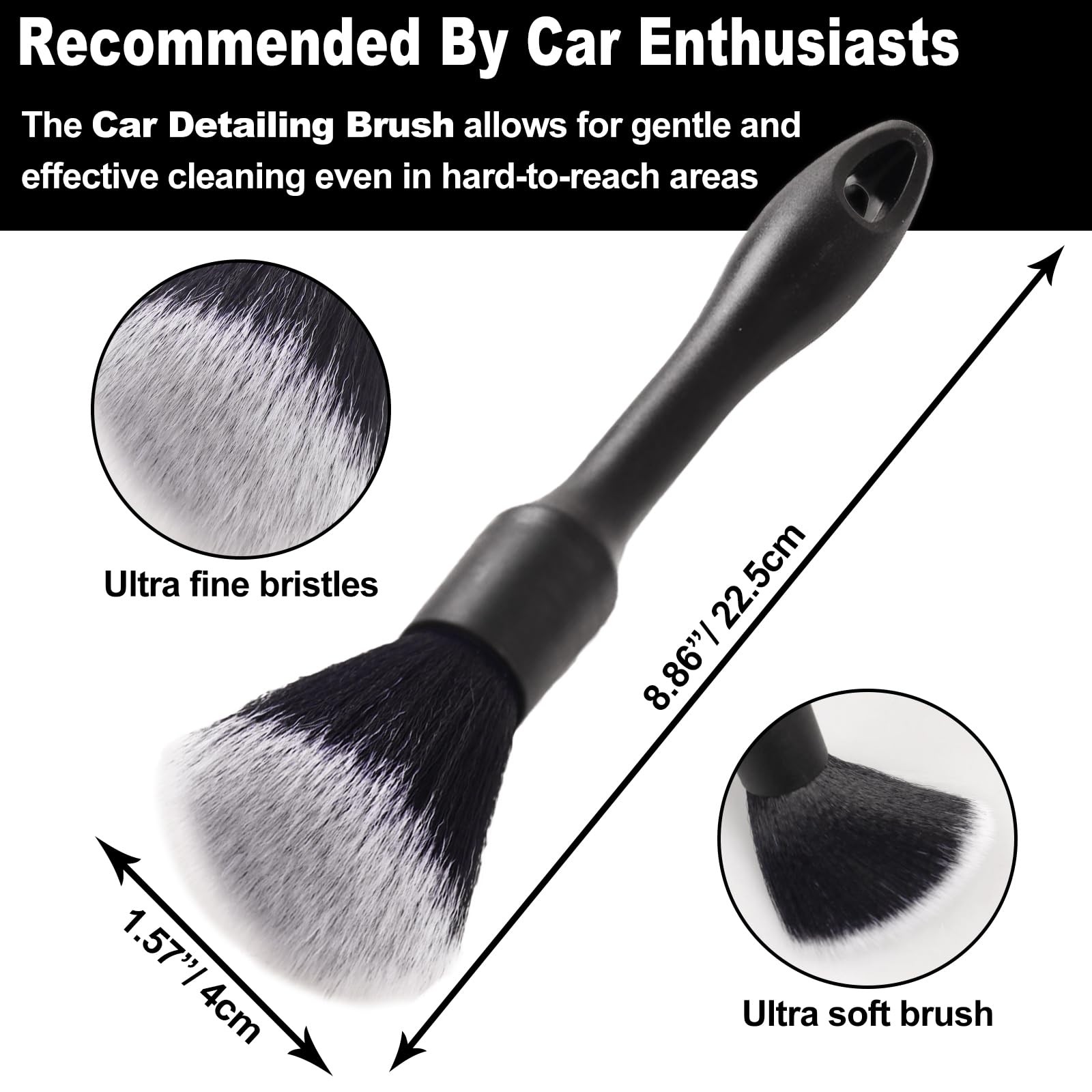 7Pcs Car Wheel Brush kit, Tire Brush, Wheel Cleaner Brush, Soft-bristled Rim …