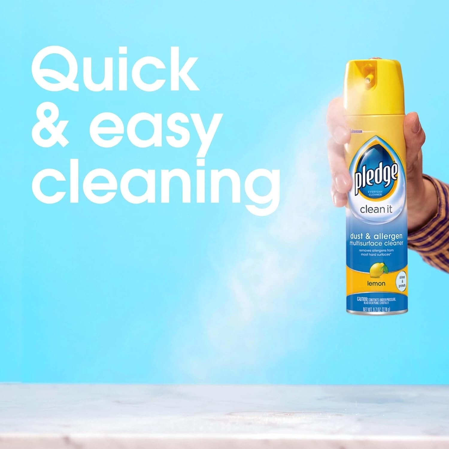 Everyday Clean Lemon Scent Multisurface Cleaner Spray – Pack of 3 for Fresh Home