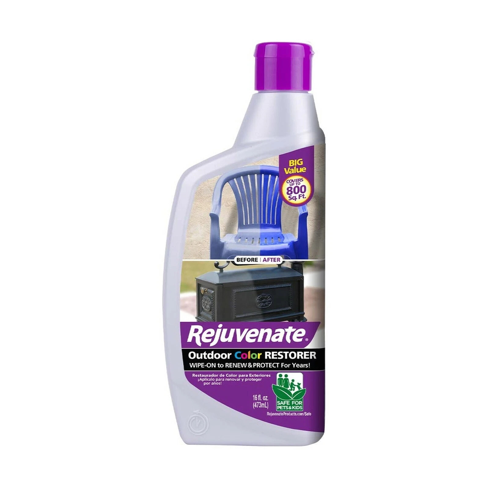 Rejuvenate Outdoor Color Restorer 16oz Restores Sun-Damaged Items 16oz