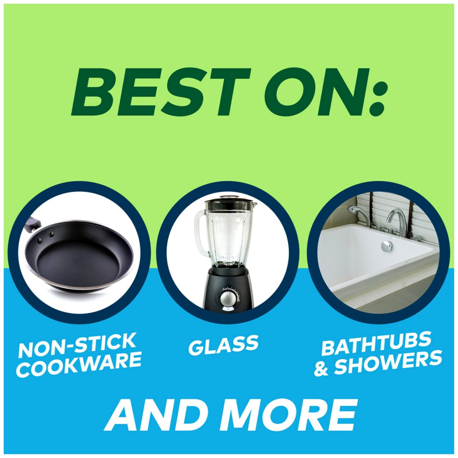 Non-Scratch Dishwand, Scrubber for Cleaning Kitchen, Bathroom, and Household