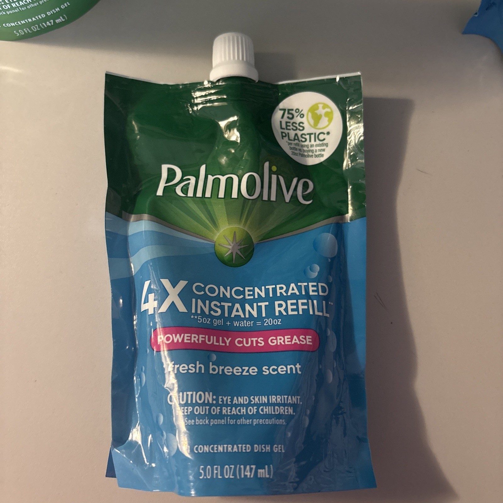 New Palmolive 4X Concentrated, Starter Kit, 1 Fresh Citrus + 2 Bonus Refill Lot