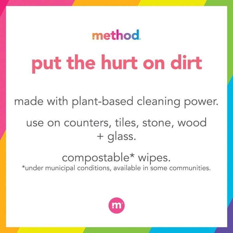 Plant-Based Cleaning Wipes All-Purpose Lime Sea Salt 70 Count Compostable New