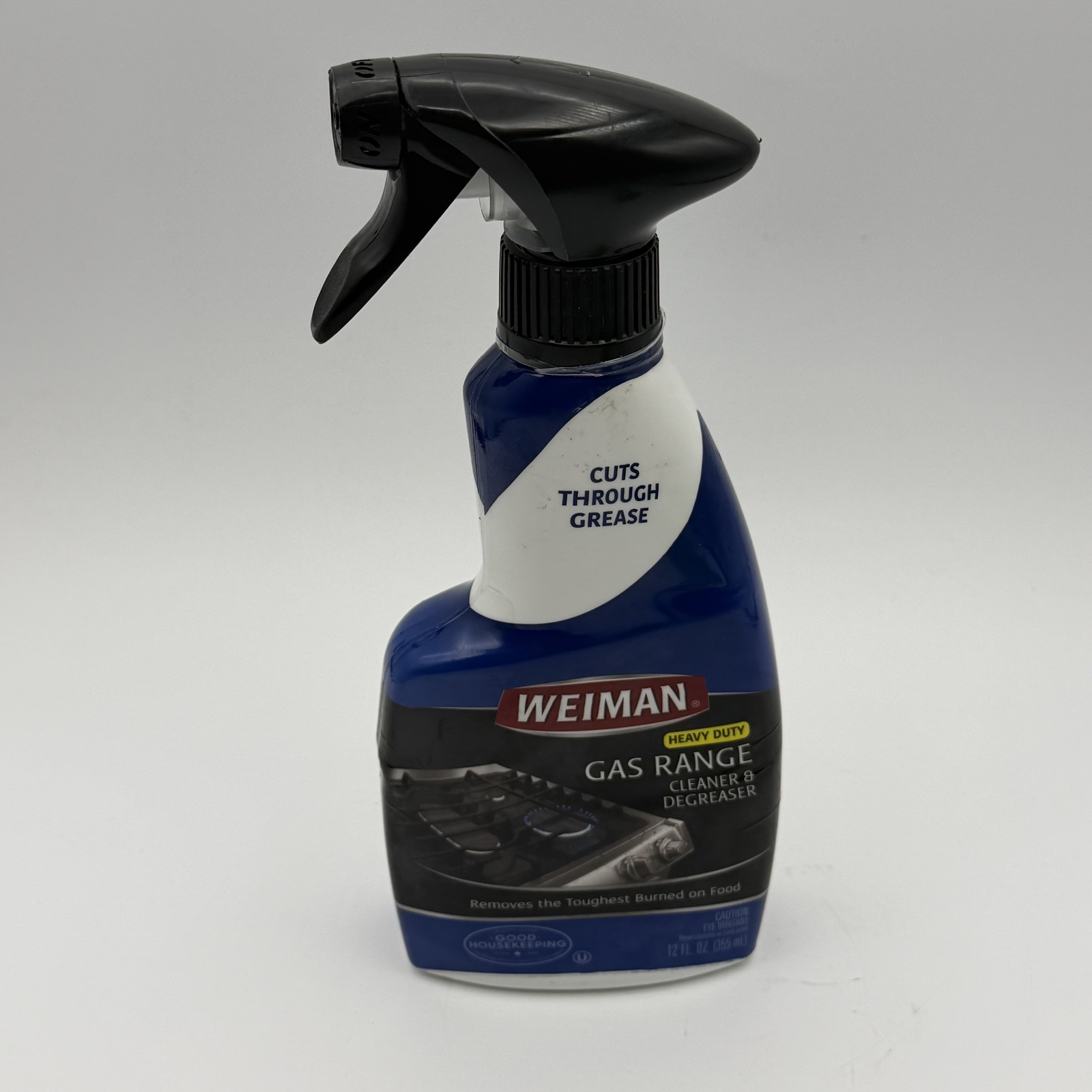Weiman Heavy Duty Gas Range Cleaner & Degreaser Spray 12 fl oz Cuts Through