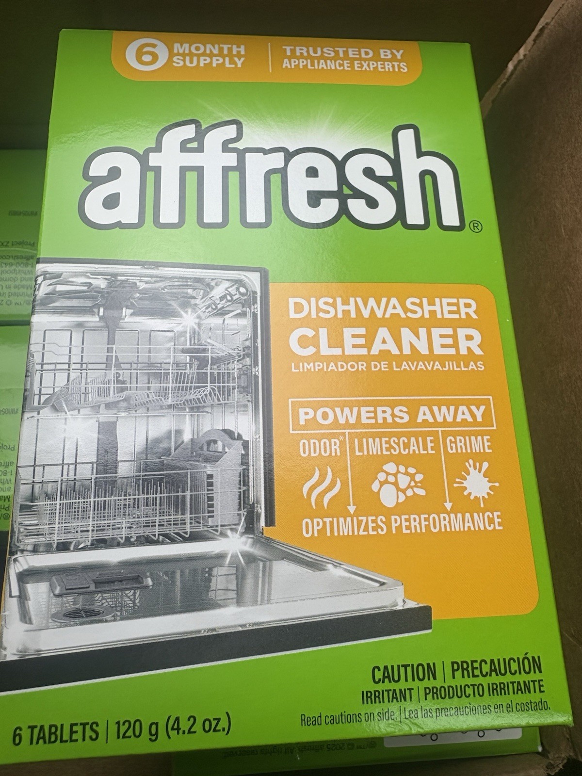 6 BOXES Affresh Dishwasher Cleaner 6 Tablets In EACH BOX TOTAL OF 36