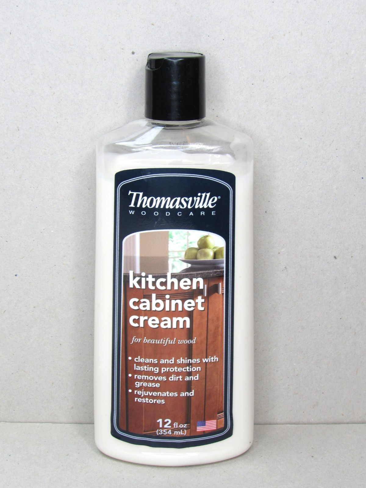 Thomasville Wood Care KITCHEN CABINET CREAM Cleans Shines Protects Restores 12oz