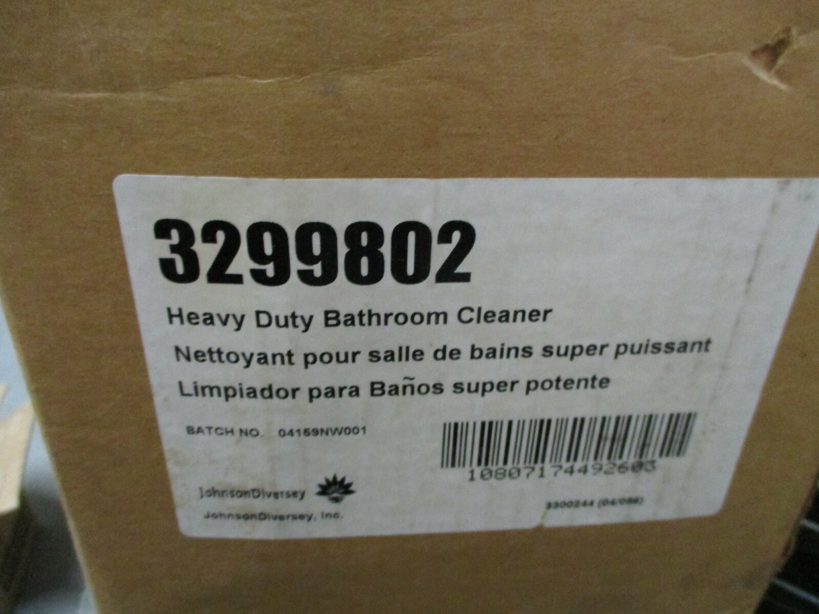 2 PACK 1.5 L JOHNSON DIVERSEY 3299802 HEAVY DUTY BATHROOM CLEANER FREE SHIPPING