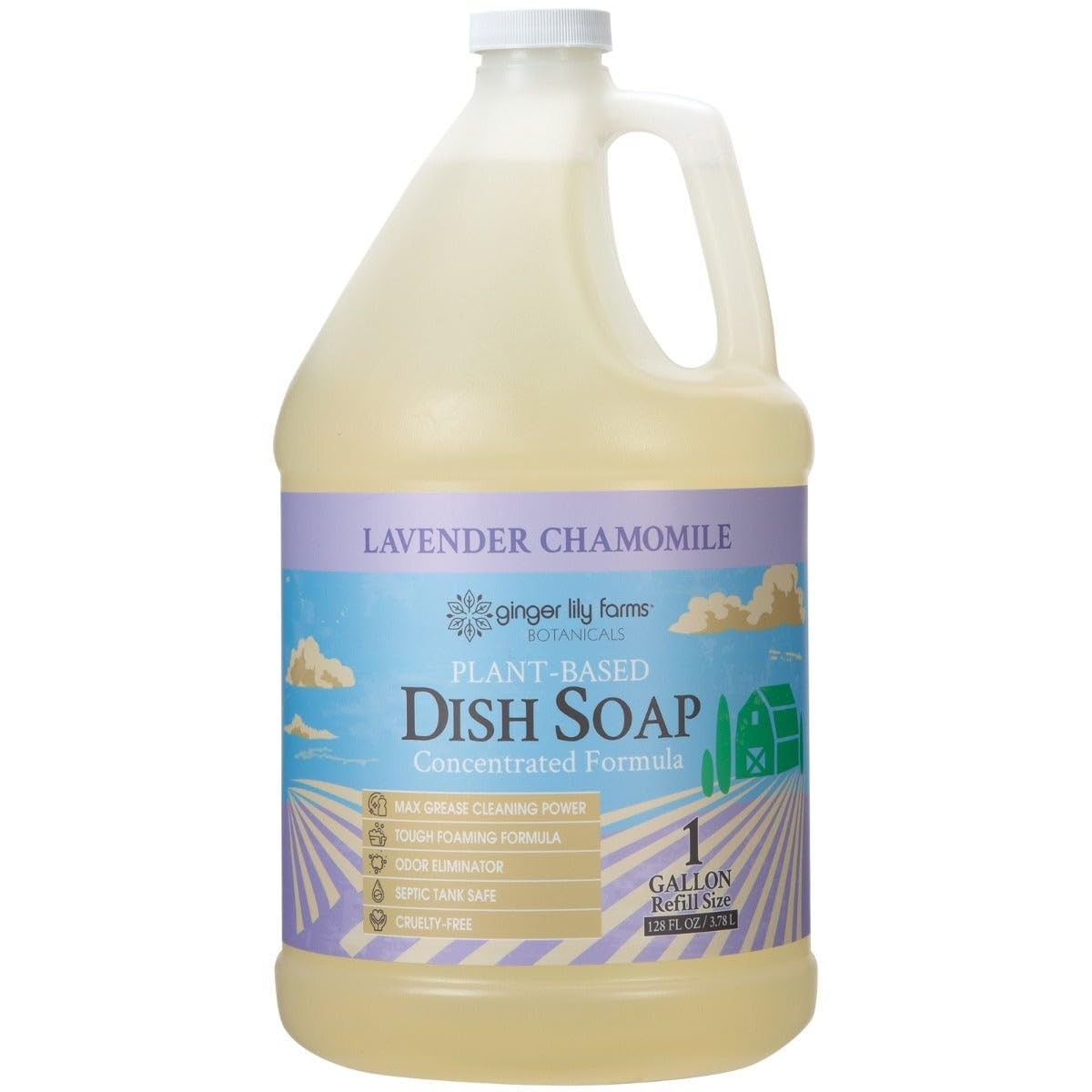 Ginger Lily Farms Lavender Chamomile Dish Soap 1 Gallon Refill
