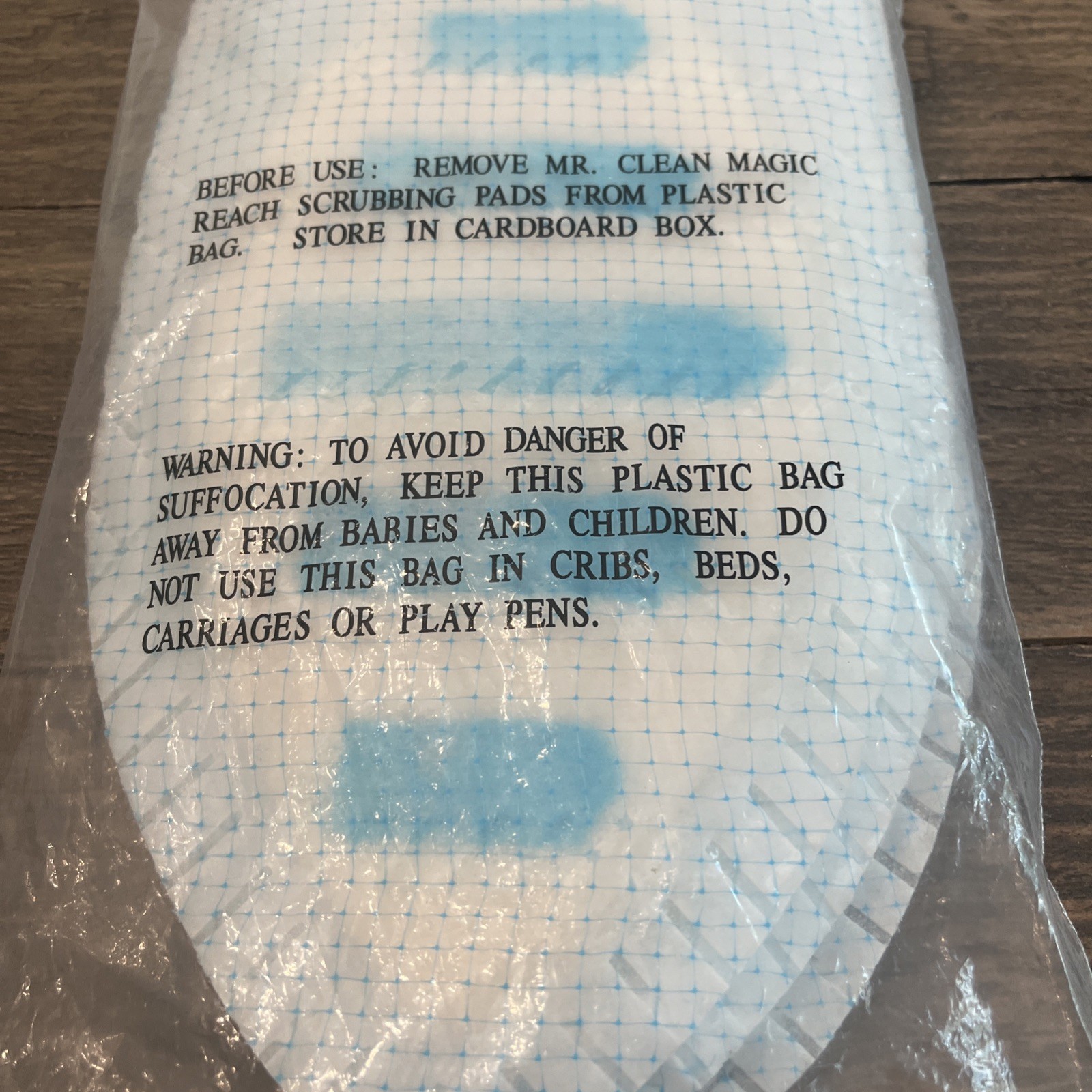 7 NEW Mr. Clean Magic Reach Scrubbing Pads NO BOX Discontinued 2000s