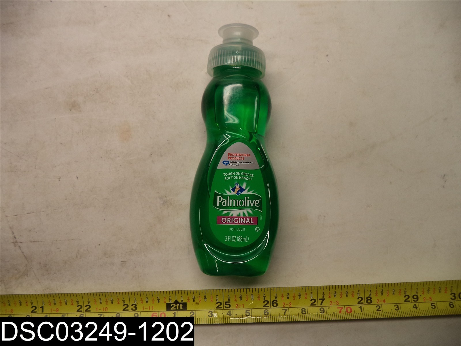QTY=216oz(72x3oz) 03511747 Palmolive Dish Liquid Soap Travel Size 201417