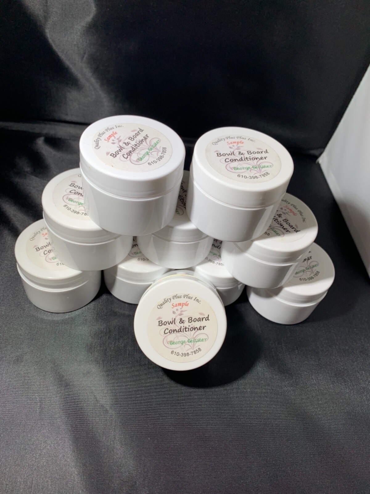 10x 2 OZ All Natural Bowl and Board conditioner New Old Stock Quality Plus Plus