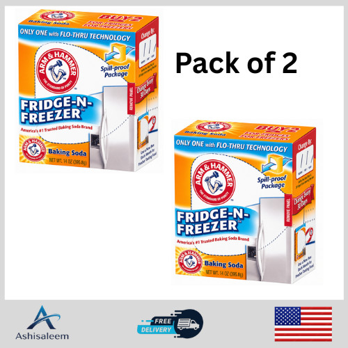 Arm & Hammer Fridge-N-Freezer Baking Soda 14 oz Odor Absorber 2 Pack