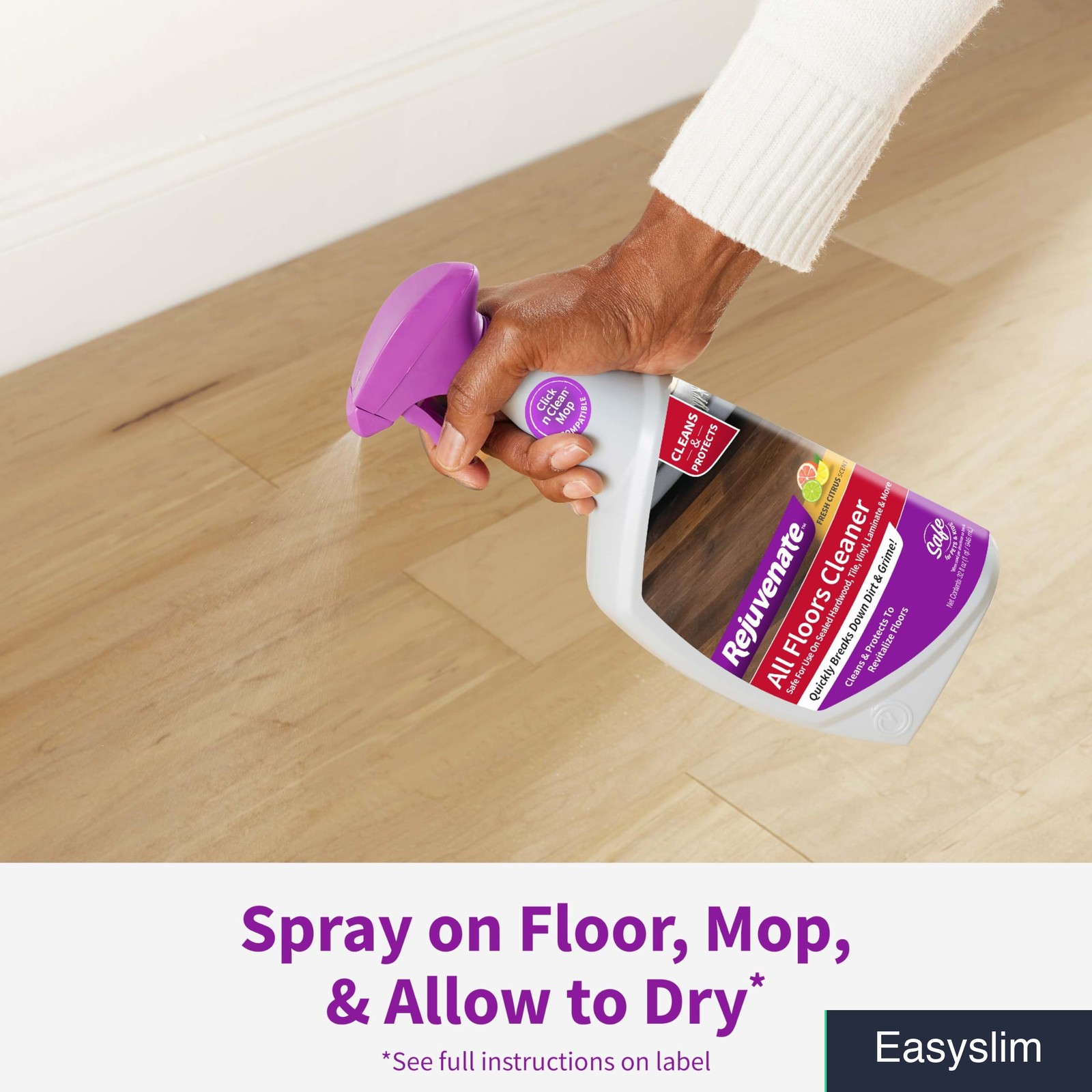 All-Floors Cleaner 32 Oz Fresh Citrus Sealed Hardwood Tile Vinyl Laminate