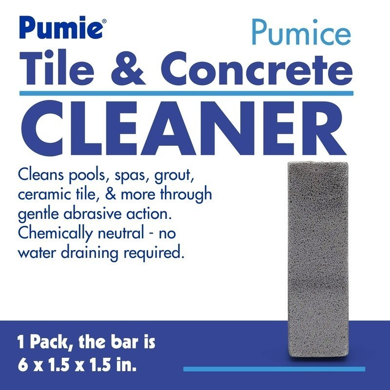 Pumice Tile Concrete Cleaner Bar Non Toxic Stain Remover Pools Algae Rust New