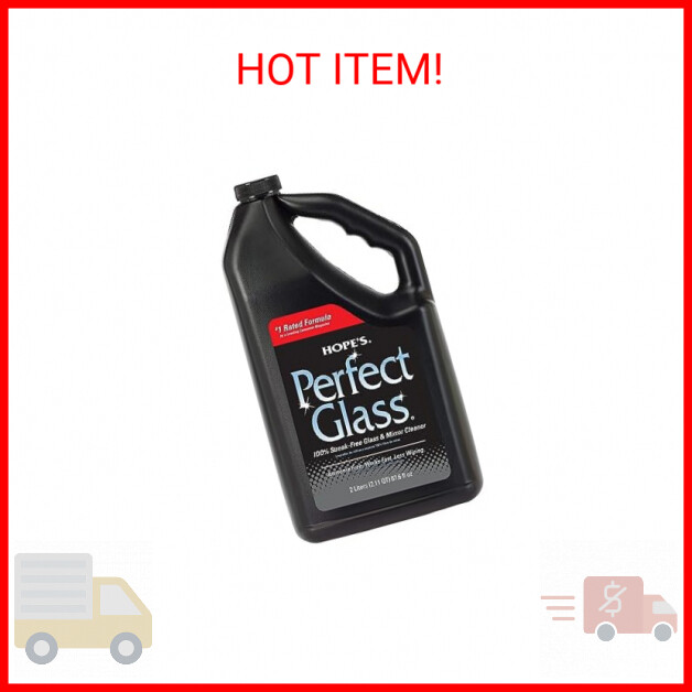 HOPE’S Perfect Glass Cleaner Spray Refill, Streak-Free, Ammonia-Free Window, Mir
