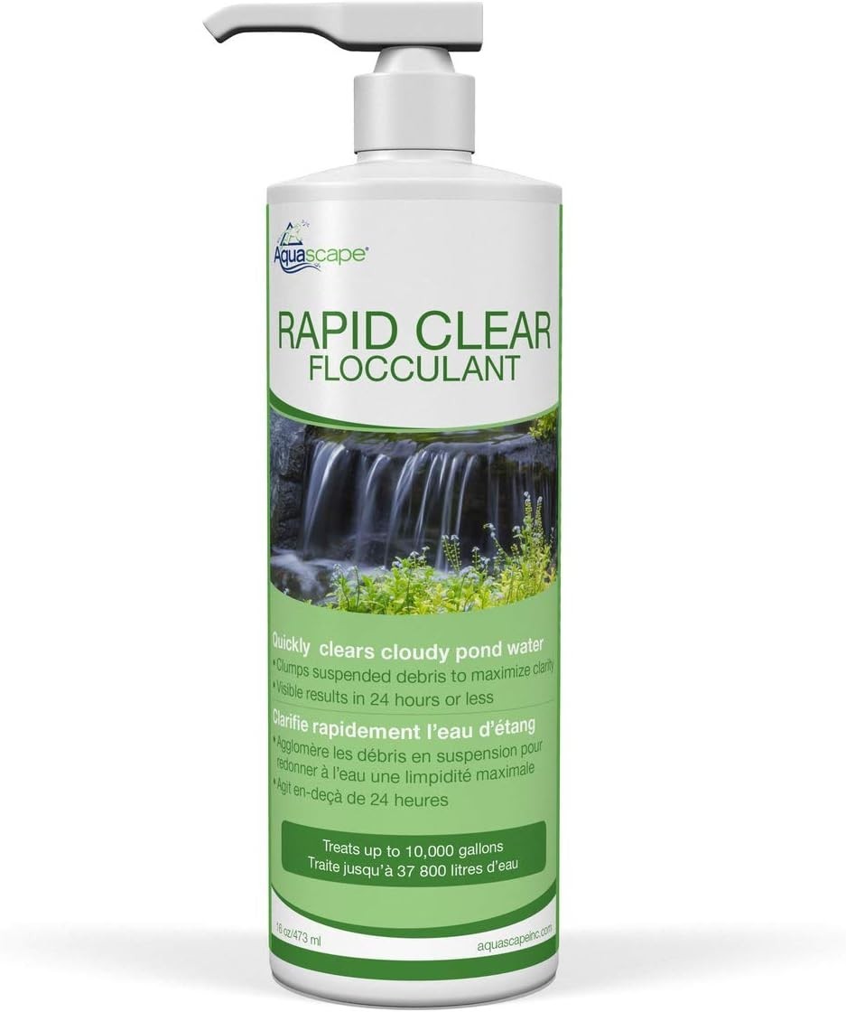 96007 Rapid Flocculant Treatment Clears Cloudy Pond Water 1 Gallon/ 3.78 L
