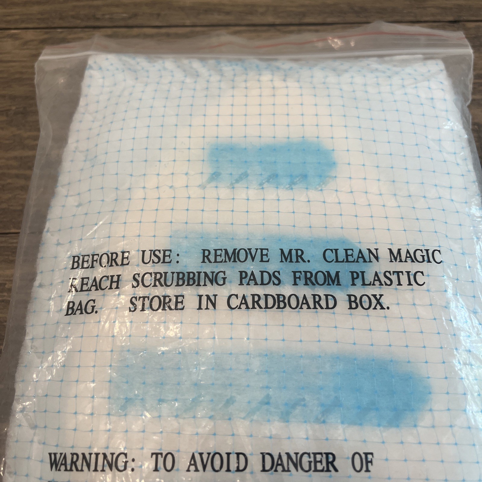 7 NEW Mr. Clean Magic Reach Scrubbing Pads NO BOX Discontinued 2000s